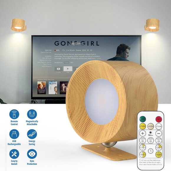 Battery Operated Wall Sconces Lights With Remote Control 3 Color